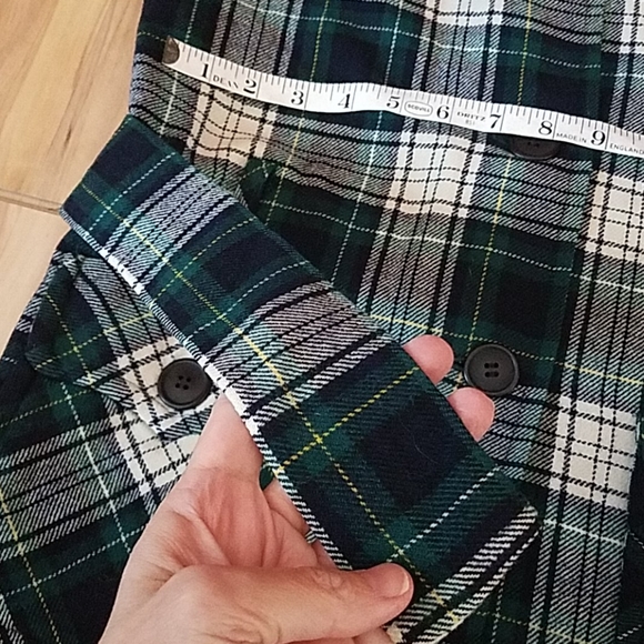 Vintage 70s Jr Pendleton Belted Plaid Jacket - Picture 8 of 11